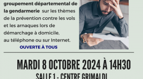 A MAYENNE, le 8 octobre, au centre Grimaldi